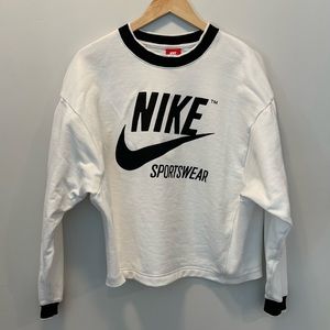 White Nike Crew Neck